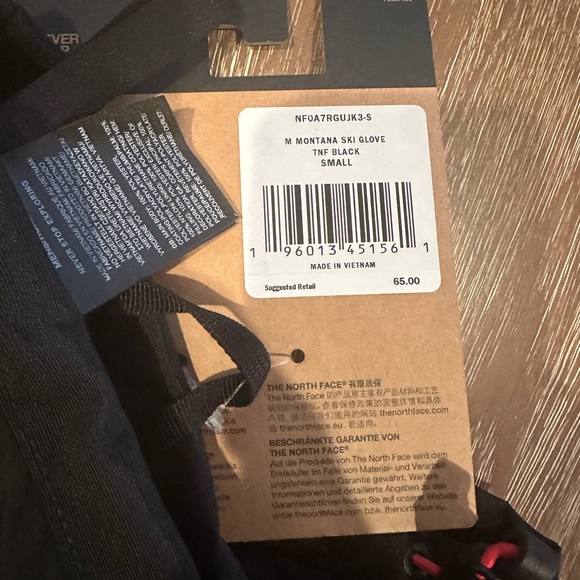 The North Face Montana Men’s Ski Gloves Snow Boarding NEW - Picture 5 of 5